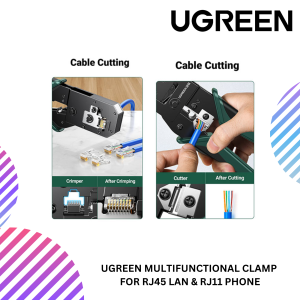 UGREEN MULTIFUNCTIONAL CLAMP FOR RJ45 LAN & RJ11 PHONE
