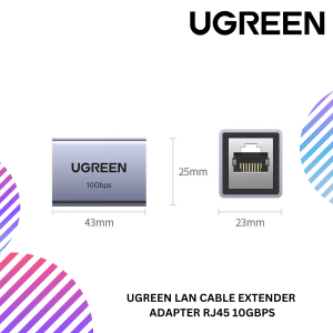 UGREEN LAN CABLE EXTENDER ADAPTER RJ45 10GBPS