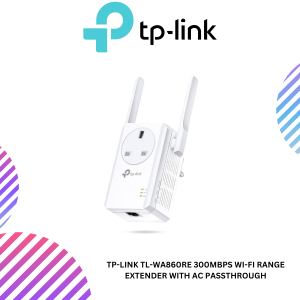 TP-Link TL-WA860RE 300Mbps Wi-Fi Range Extender with AC Passthrough