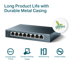 TP-Link TL-SG108 8-Port Gigabit Desktop Switch