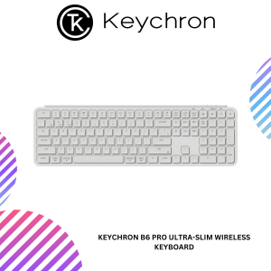 Keychron B6 Pro Ultra-Slim Wireless Keyboard
