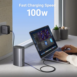 UGREEN DOCKING STATION PRO USB-C 3.2 TO 3*USB-A 3.2+USB-C 3.2 +SD/TF+DP+HDMI 8K+GIGABIT+PD(13IN1)
