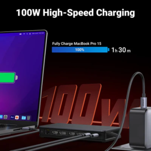 UGREEN USB-C TO 2*USB-A 3.1+USB-C 3.1+2*HDMI+2*DP+RJ45 GIGABIT+PD(100W) 4K@60HZ