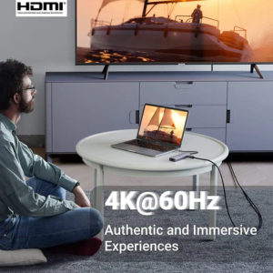 UGREEN HIGH END USB-C 7IN1 DOCKING 2*USB3.0+HDMI 4K@60HZ+RJ45 GIGABIT+SD&TF +PD