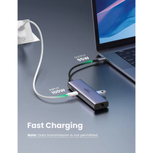UGREEN HIGH END USB-C 7IN1 DOCKING 2*USB3.0+HDMI 4K@60HZ+RJ45 GIGABIT+SD&TF +PD