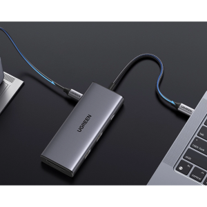 UGREEN 7IN1 USB-C To HDMI+2*USB 3.2 A+ USB-C 3.2+SD/TF+PD Converter