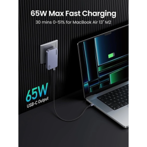 NEXODE PRO 65W 2C1A WORLDWIDE TRAVEL GAN ULTRA-SLIM FAST CHARGER