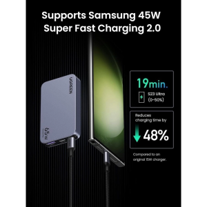 NEXODE PRO 65W 2C1A WORLDWIDE TRAVEL GAN ULTRA-SLIM FAST CHARGER