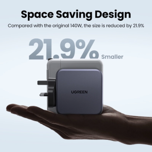 UGREEN NEXODE 140W 2C1A GAN FAST CHARGER + USB-C TO USB-C CABLE 240W 1.5M