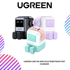 UGREEN UNO RG 65W 2C1A ROBOTGAN FAST CHARGER
