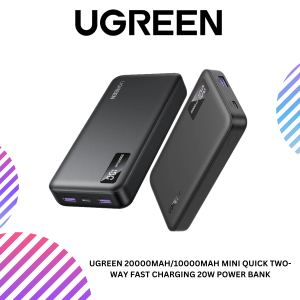 UGREEN 20000MAH/10000MAH MINI QUICK TWO-WAY FAST CHARGING 20W POWER BANK