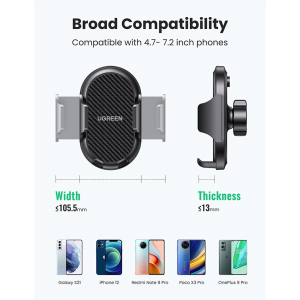UGREEN WATERFALL-SHAPED SUCTION CUP PHONE MOUNT