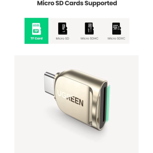 UGREEN USB-C TO TF CARD READER ZINC ALLOY