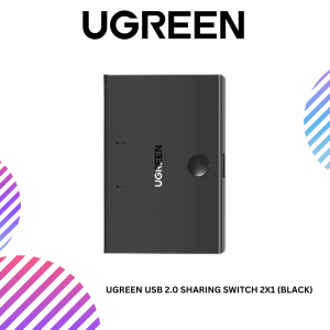 UGREEN USB 2.0 SHARING SWITCH 2X1 (BLACK)