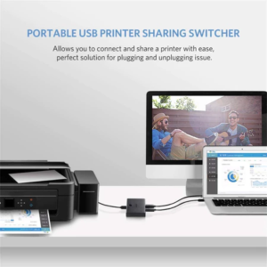 UGREEN USB 2.0 SHARING SWITCH 2X1 (BLACK)