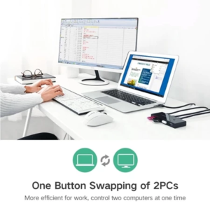 UGREEN 2 IN 4 OUT USB 3.0 SHARING SWITCH BOX