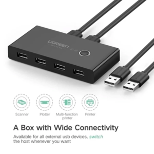 UGREEN 2 IN 4 OUT USB 3.0 SHARING SWITCH BOX