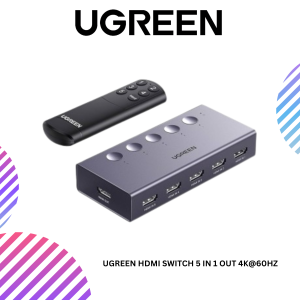 UGREEN HDMI SWITCH 5 IN 1 OUT 4K@60HZ