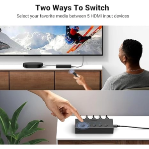 UGREEN HDMI SWITCH 5 IN 1 OUT 4K@60HZ