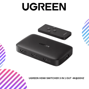 UGREEN HDMI SWITCHER 3 IN 1 OUT  4K@30HZ