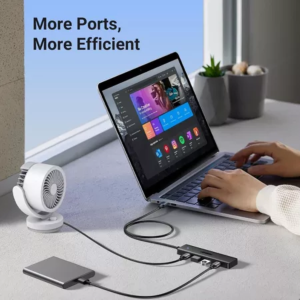 ang copy - 2025-03-26T110743.732 UGREEN USB-A 3.0 TO 4*USB-A 3.0 HUB - 15cm(BLACK)
