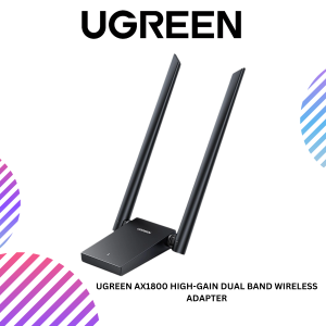 UGREEN AX1800 HIGH-GAIN DUAL BAND WIRELESS ADAPTER