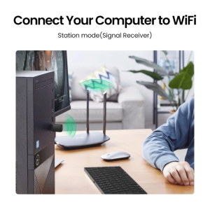 UGREEN USB-A AC650 DUAL BAND WIRELESS  ADAPTER