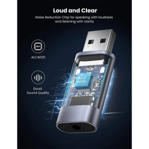 UGREEN USB-A 2.0 TO 3.5MM EXTERNAL STEREO SOUND ADAPTER