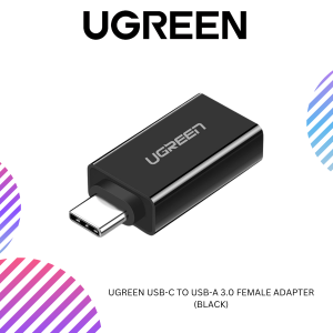 UGREEN USB-C TO USB-A 3.0 FEMALE ADAPTER (BLACK)