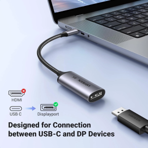 UGREEN USB-C TO DP 1.4 FEMALE CONVERTER 8K@60HZ/4K@120HZ