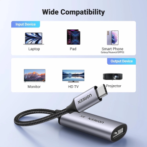 UGREEN USB-C TO DP 1.4 FEMALE CONVERTER 8K@60HZ/4K@120HZ