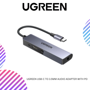 UGREEN USB-C TO 3.5MM AUDIO ADAPTER WITH PD