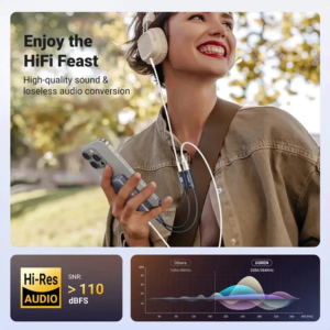 UGREEN USB-C TO 3.5MM AUDIO ADAPTER WITH PD