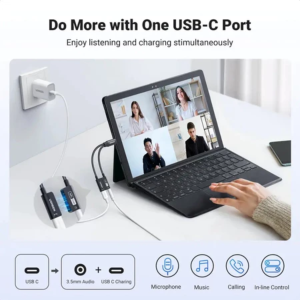UGREEN USB-C TO 3.5MM AUDIO ADAPTER WITH PD