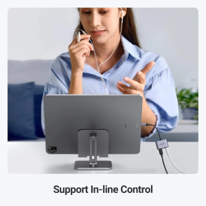 UGREEN USB-C TO 3.5MM AUDIO ADAPTER WITH DAC CHIP & POWER SUPPLY