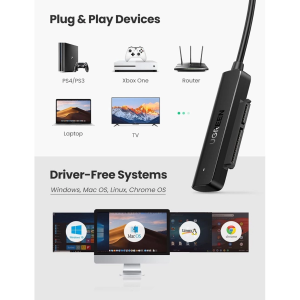 UGREEN USB-A TO 2.5-INCH SATA CONVERTER 50CM