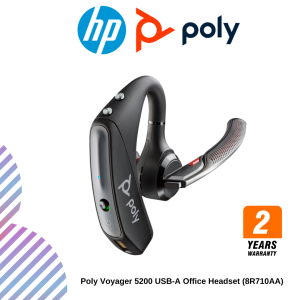 Poly Voyager 5200 USB-A Office Headset (8R710AA)