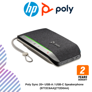Poly Sync 20+ USB-A / USB-C Speakerphone (772C6AA)(772D0AA)