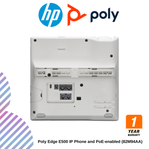 Poly Edge E500 IP Phone and PoE-enabled (82M94AA)