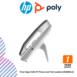 Poly Edge E100 IP Phone and PoE-enabled (82M86AA)