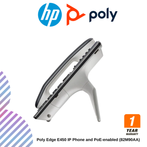 Poly Edge E450 IP Phone and PoE-enabled (82M90AA)