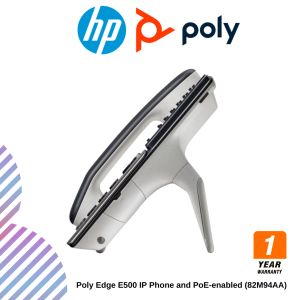 Poly Edge E500 IP Phone and PoE-enabled (82M94AA)