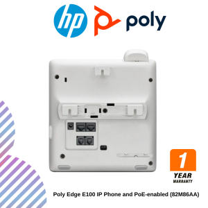 Poly Edge E100 IP Phone and PoE-enabled (82M86AA)