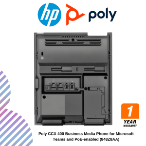 inc (25) Poly CCX 400 Business Media Phone for Microsoft Teams and PoE-enabled (848Z8AA)