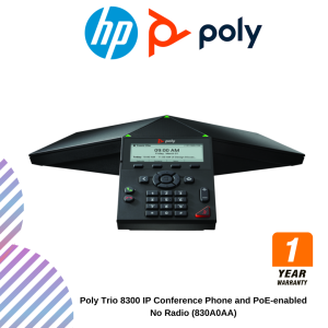 Poly Trio 8300 IP Conference Phone and PoE-enabled No Radio (830A0AA)