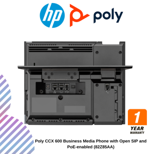 Poly CCX 600 Business Media Phone with Open SIP and PoE-enabled (82Z85AA)