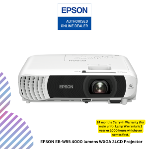 EPSON EB-W55 4000 lumens WXGA 3LCD Projector