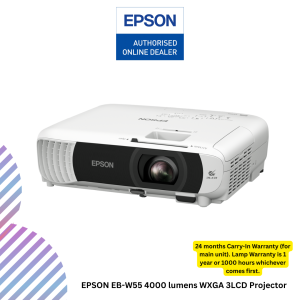 EPSON EB-W55 4000 lumens WXGA 3LCD Projector