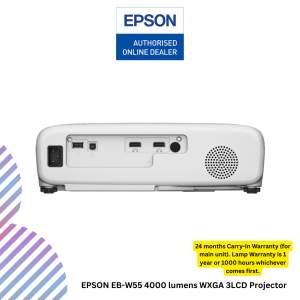 EPSON EB-W55 4000 lumens WXGA 3LCD Projector